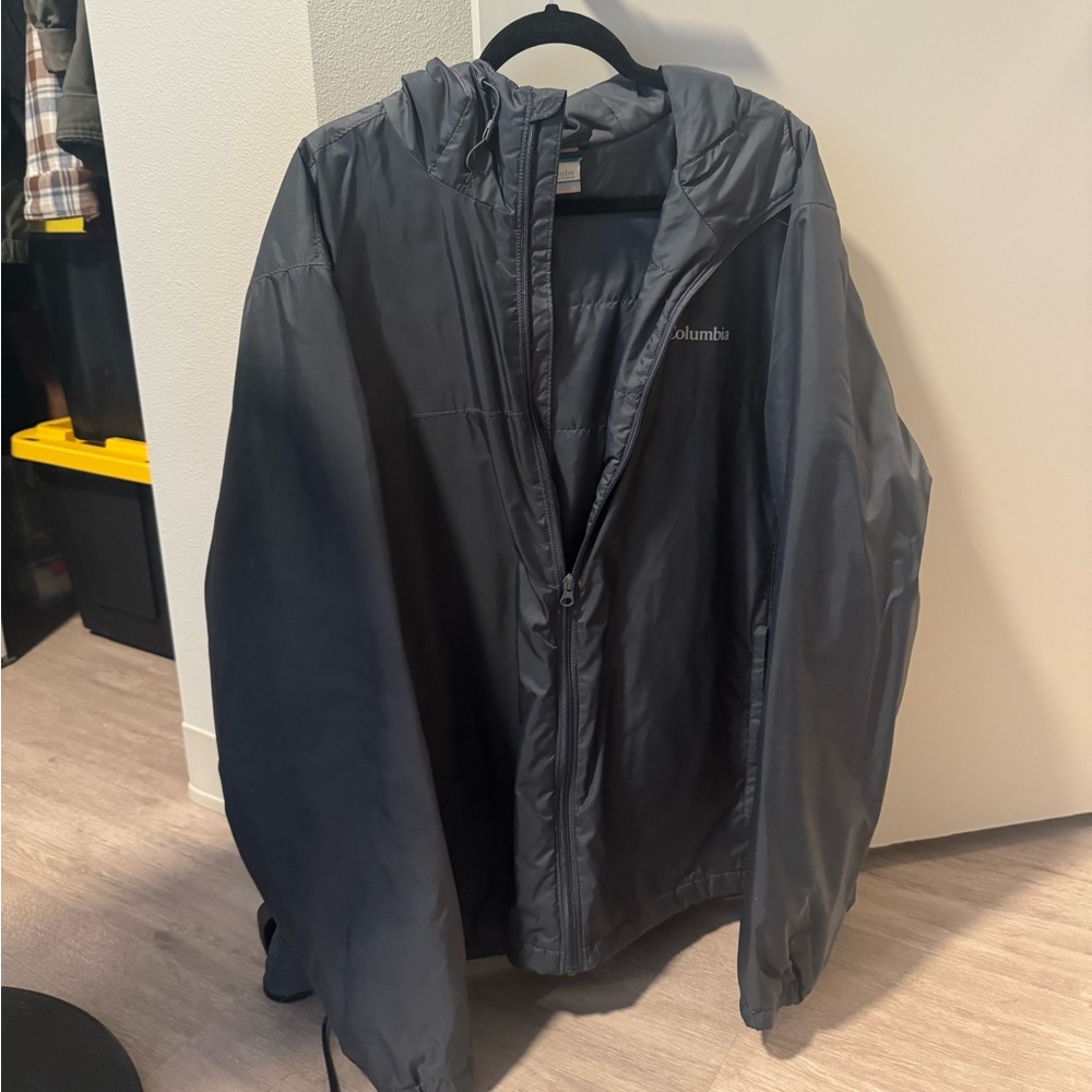 Mens gray Columbia jacket xl